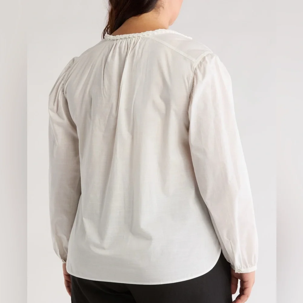 Vince Elegant White Women's Top. Ladies 1X - Picture 2 of 15